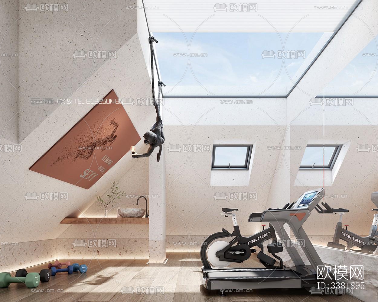 现代别墅效果图下载（渲染图7）