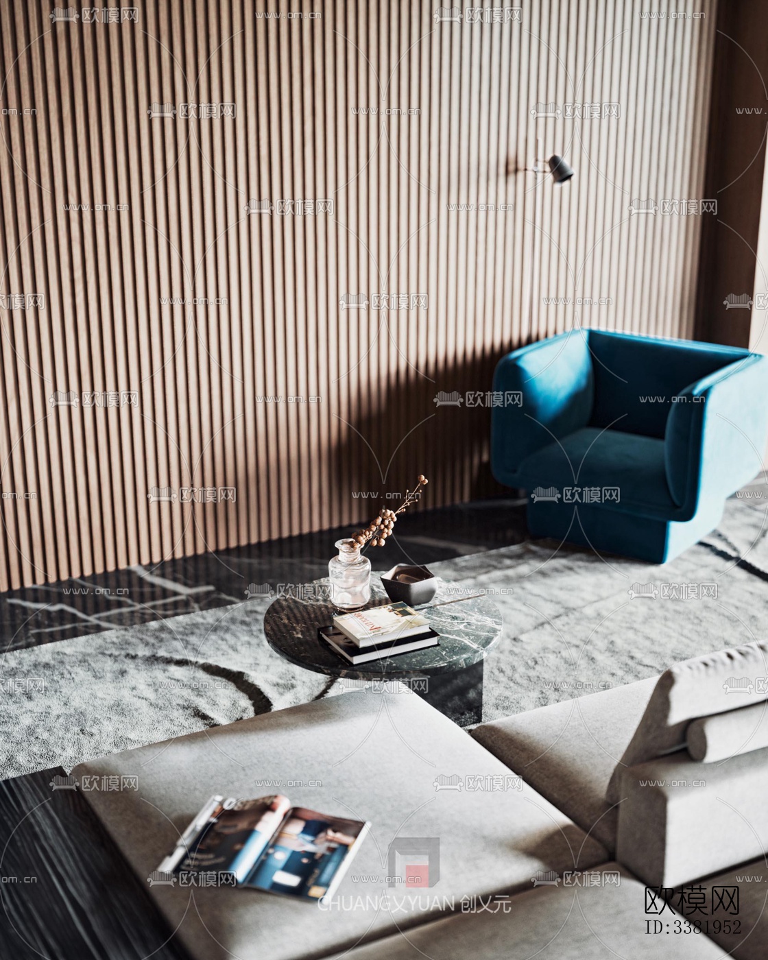 现代别墅效果图下载（渲染图9）