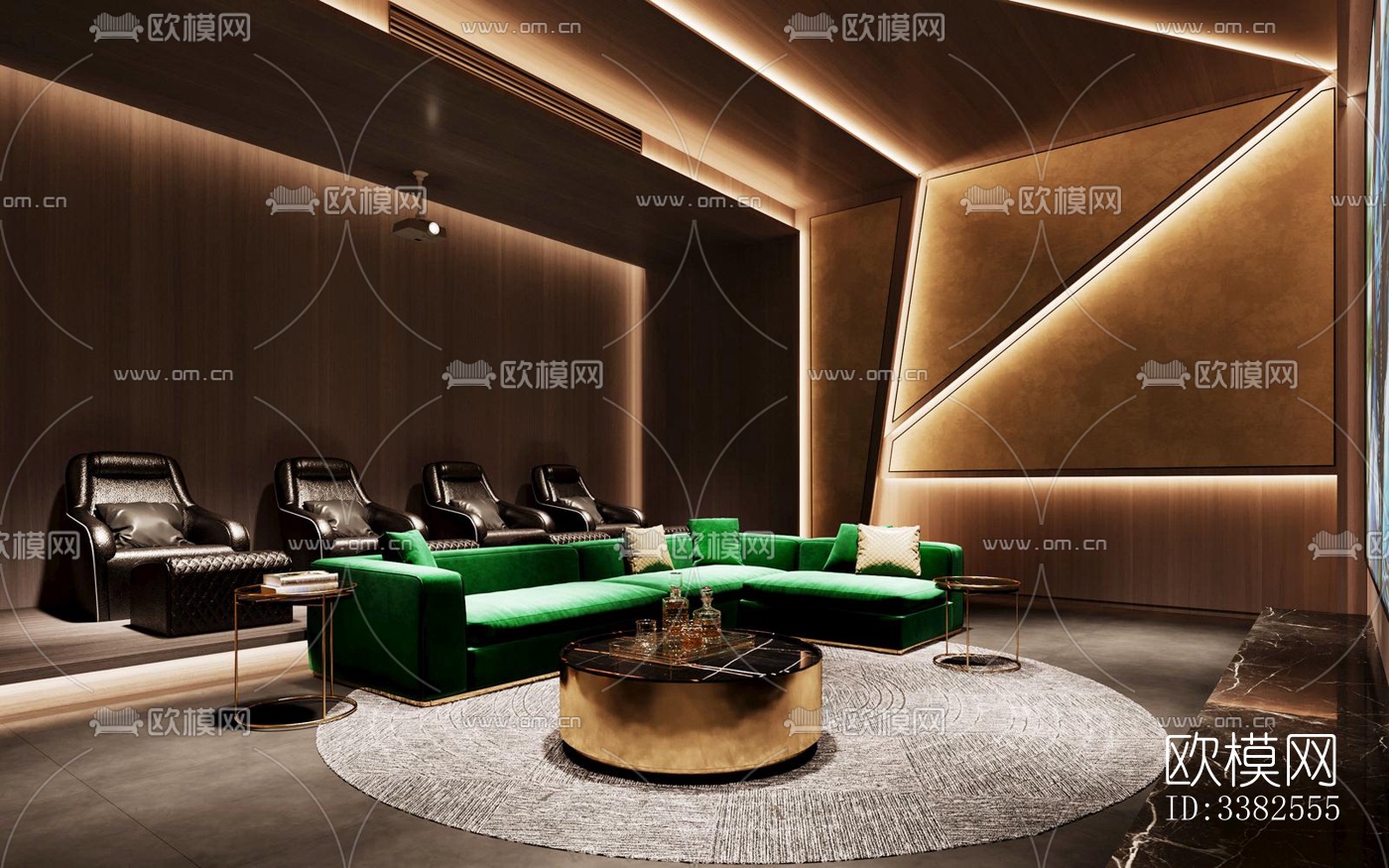 现代别墅效果图下载（渲染图9）