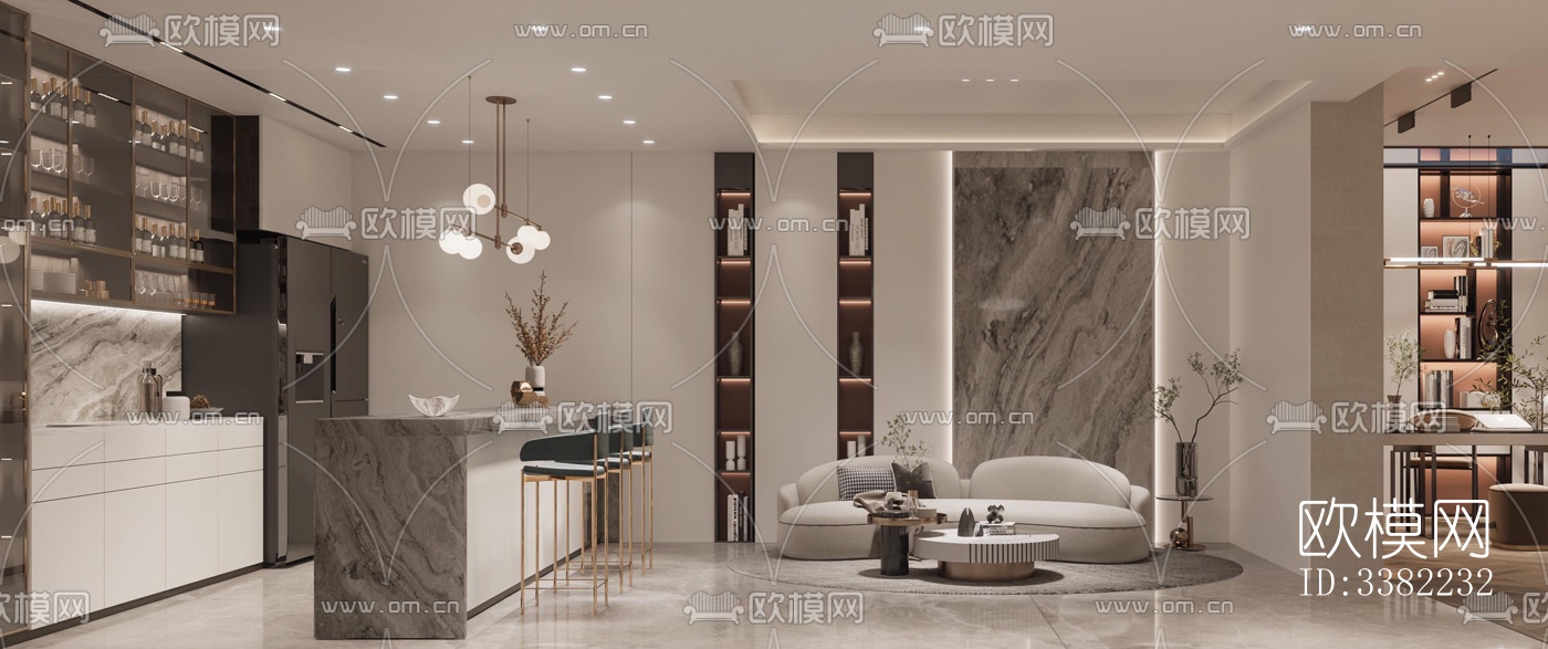 现代别墅效果图下载（渲染图11）