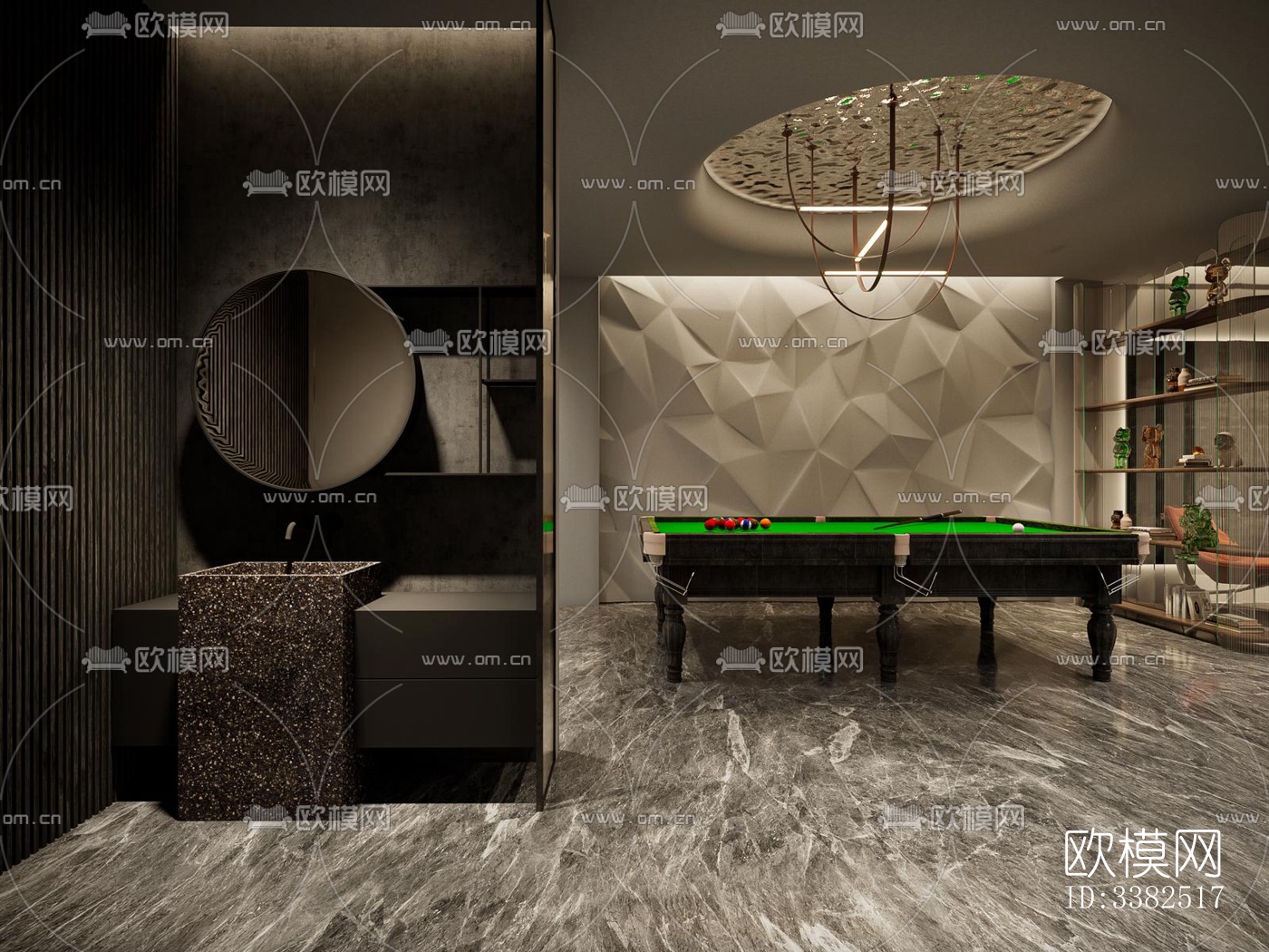 现代别墅效果图下载（渲染图8）