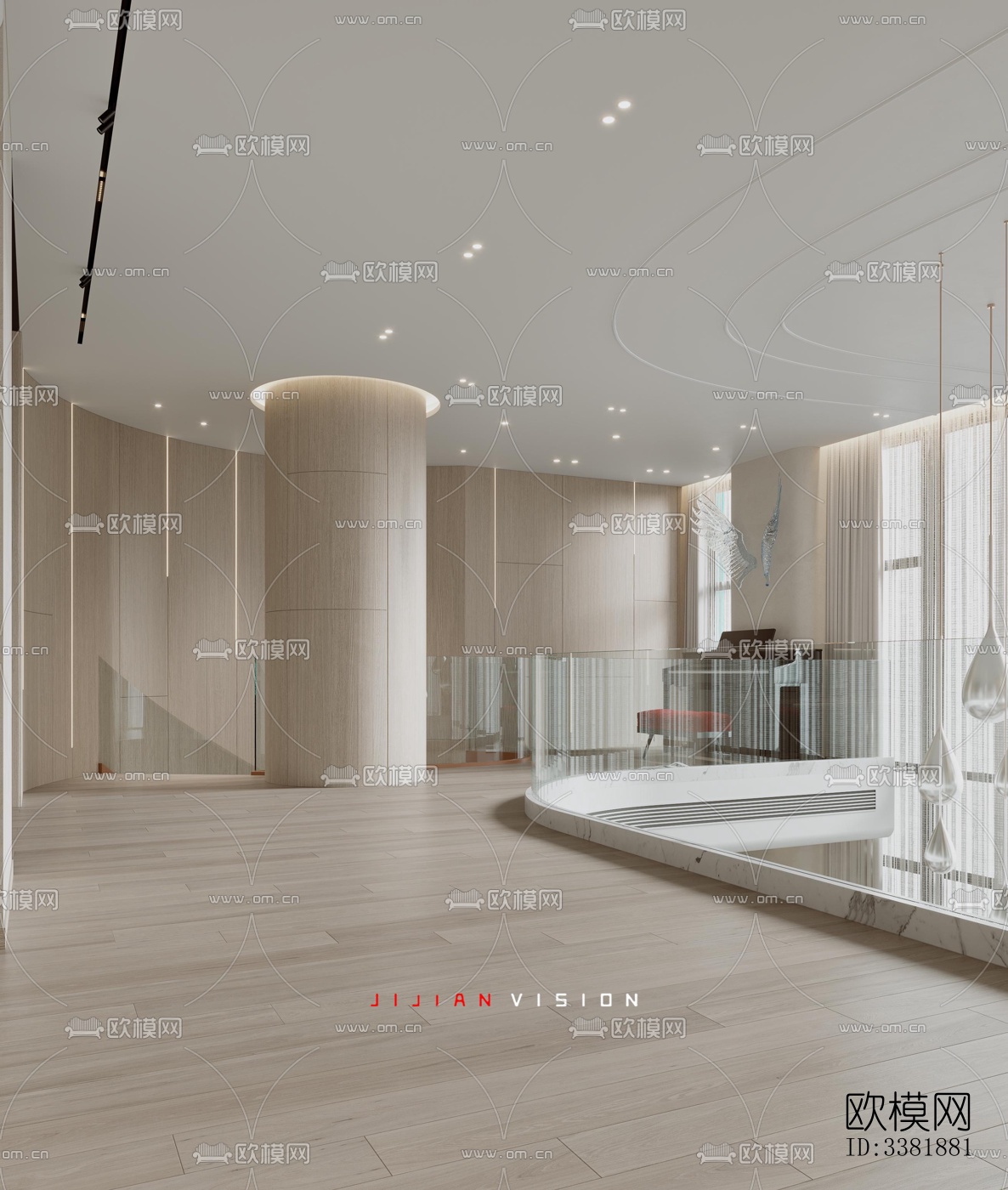 现代别墅效果图下载（渲染图11）