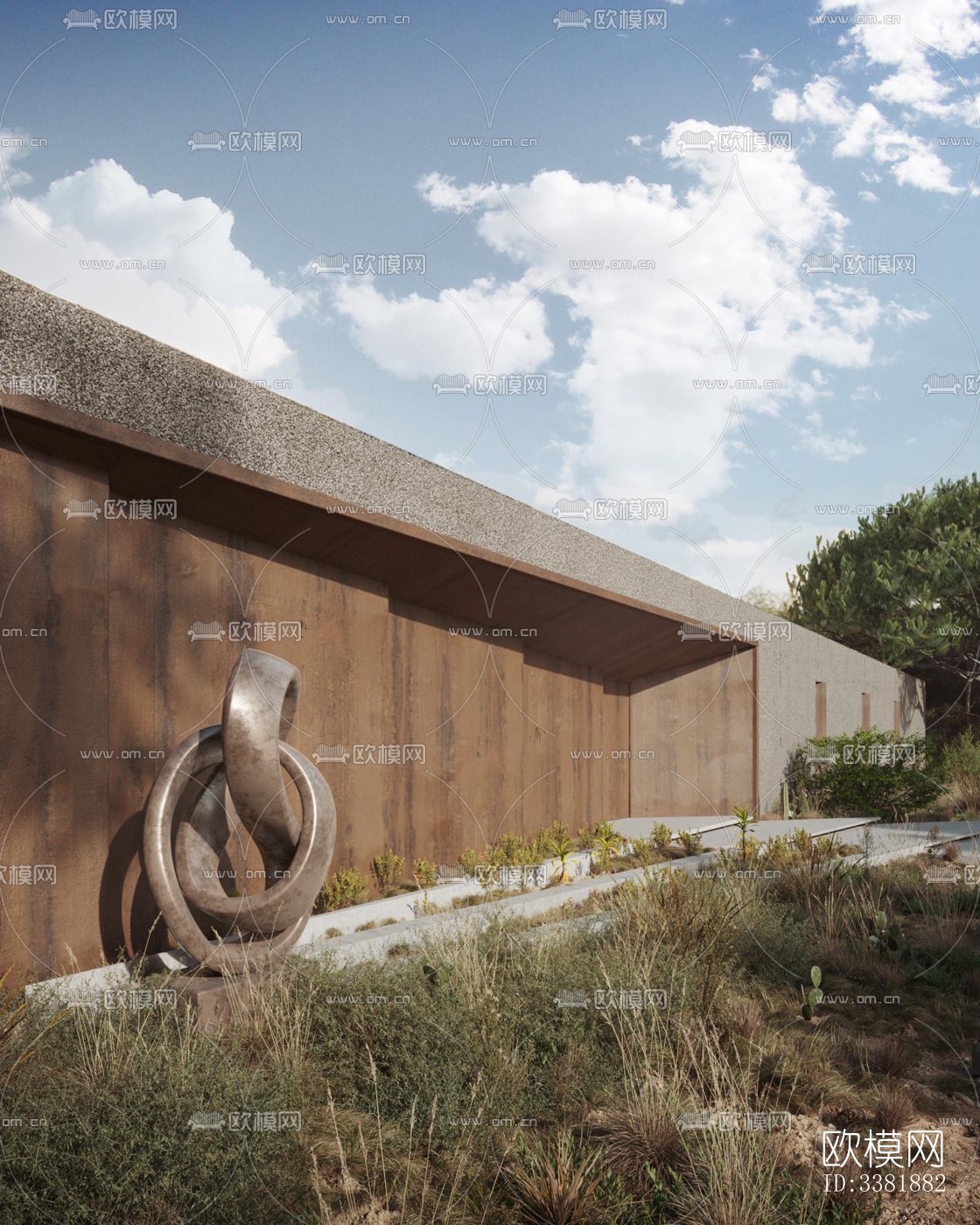 现代别墅效果图下载（渲染图7）