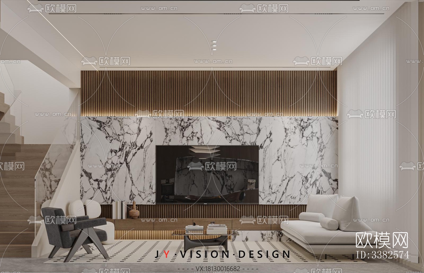 现代别墅效果图下载（渲染图8）