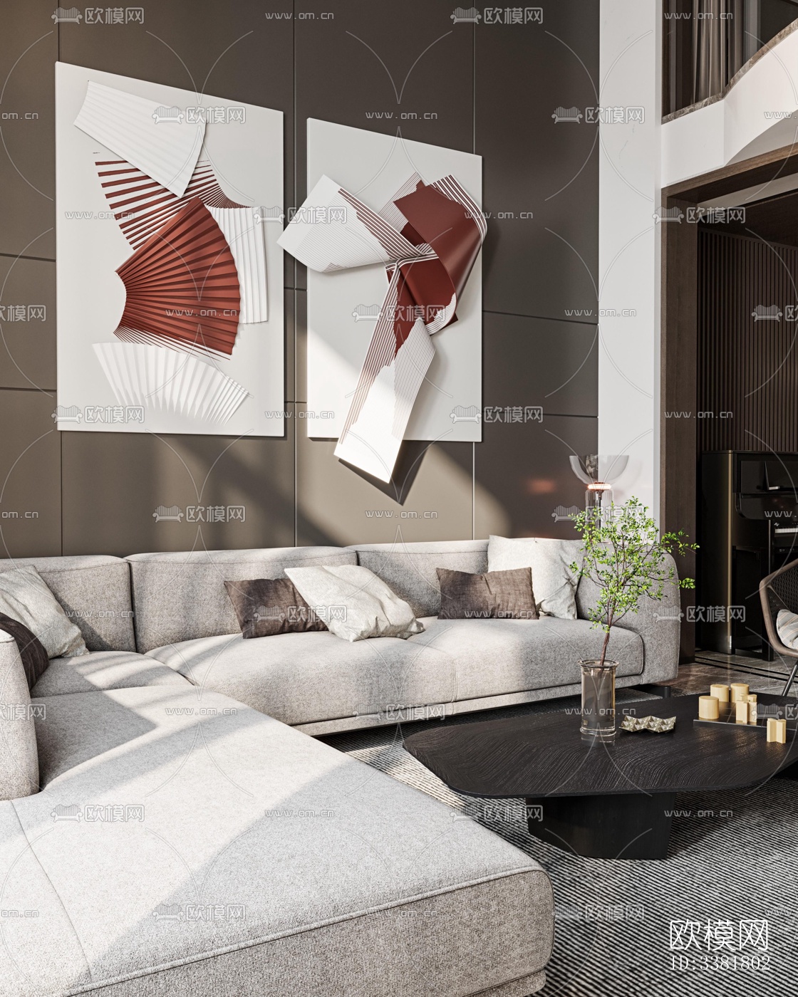 现代别墅效果图下载（渲染图10）