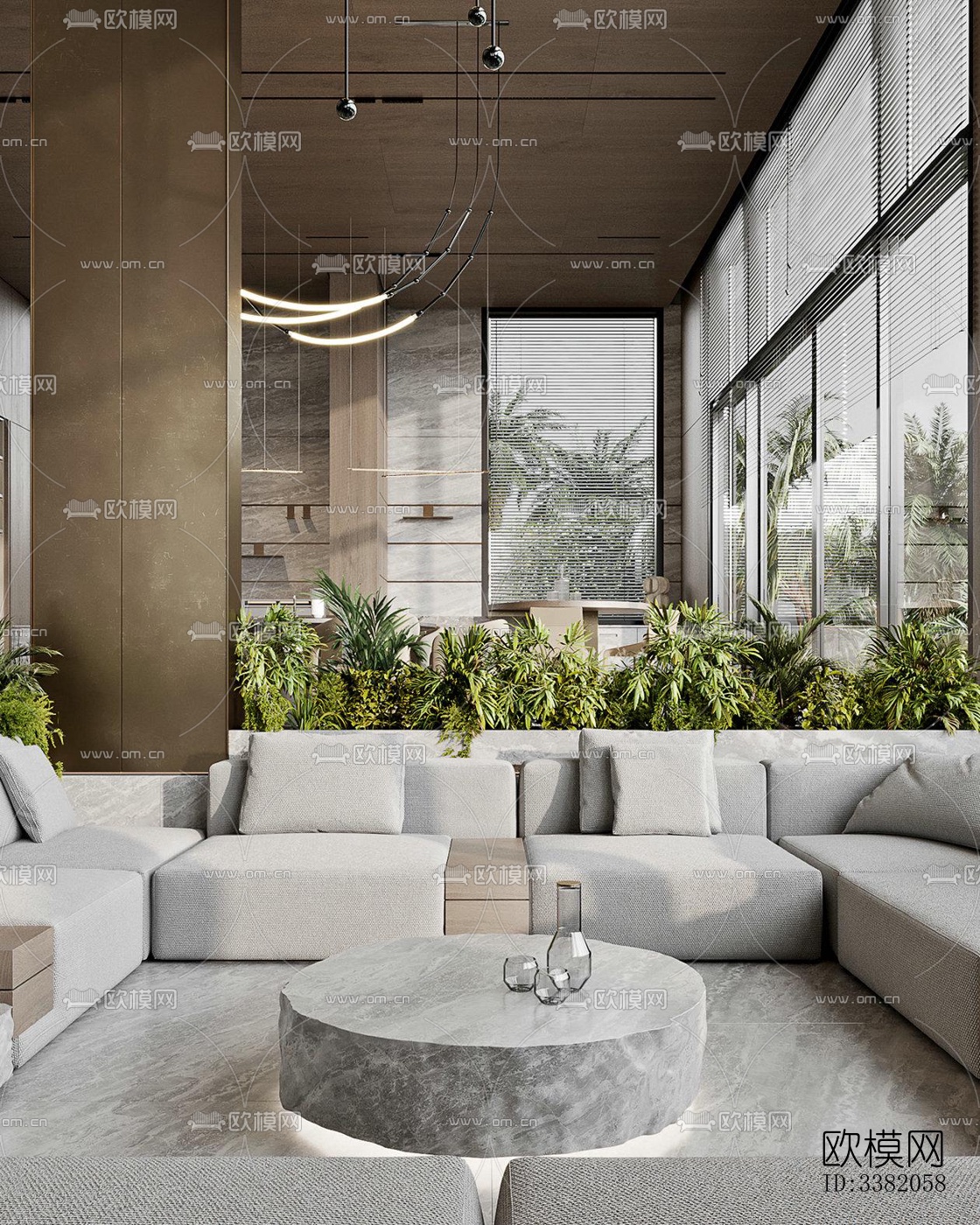 现代别墅效果图下载（渲染图2）