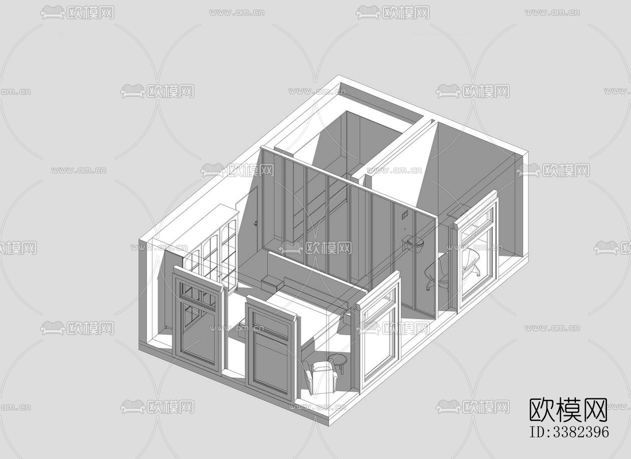 现代别墅效果图下载（渲染图13）