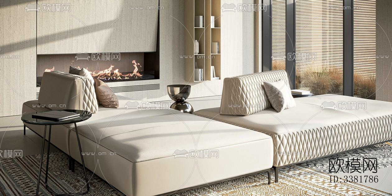 现代别墅效果图下载（渲染图12）