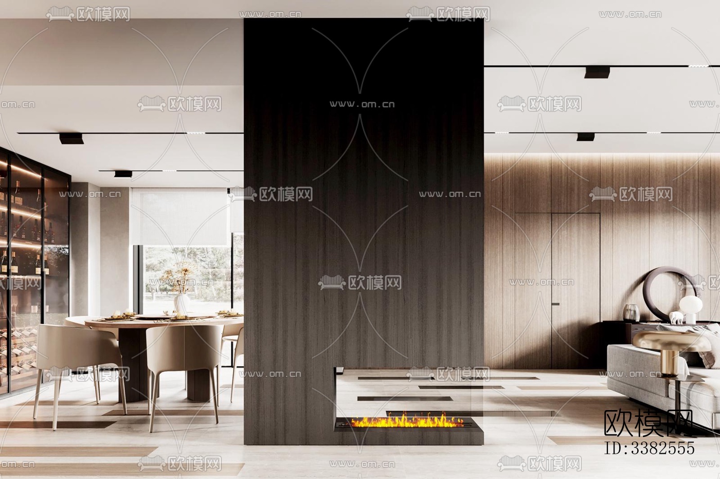 现代别墅效果图下载（渲染图14）