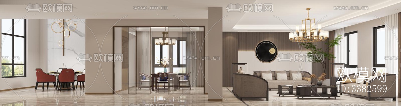 现代别墅效果图下载（渲染图3）