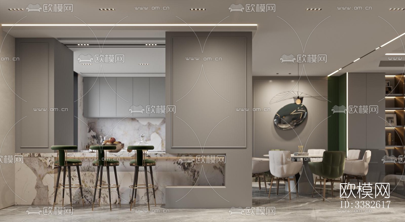 现代别墅效果图下载（渲染图3）