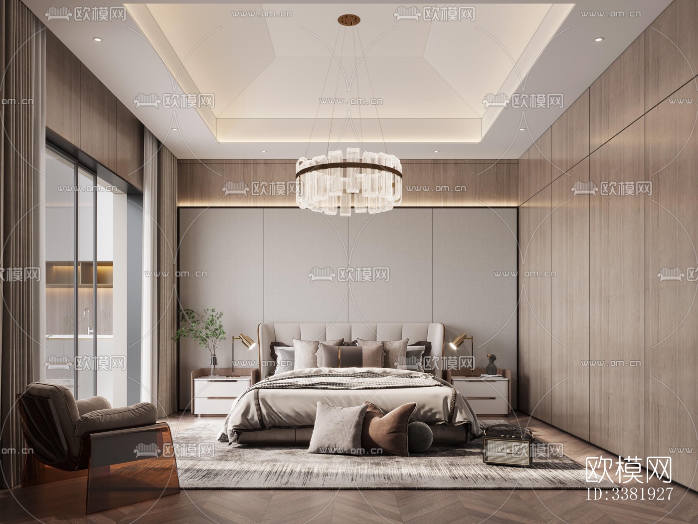 现代别墅效果图下载（渲染图3）