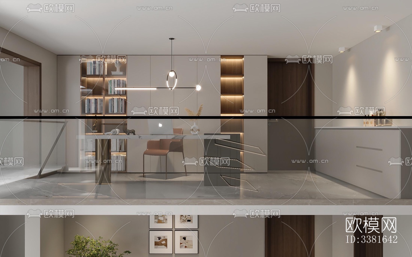 现代别墅效果图下载（渲染图5）