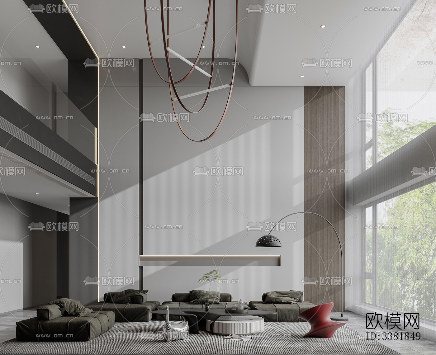 现代别墅效果图下载（渲染图3）