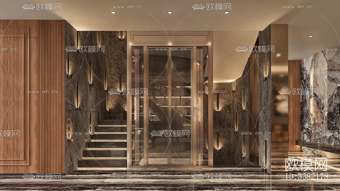 现代别墅效果图下载（渲染图2）