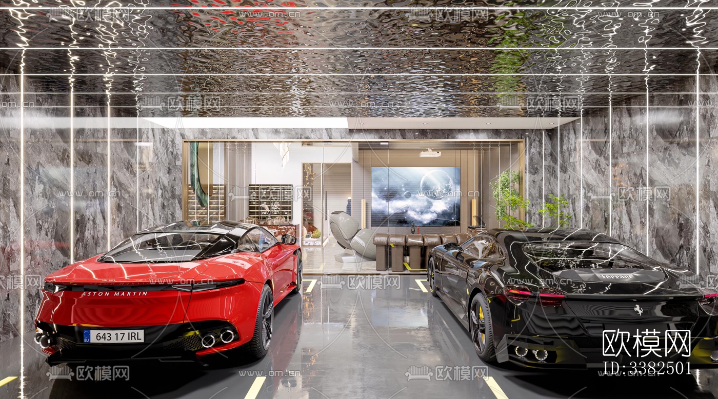 现代别墅效果图下载（渲染图3）