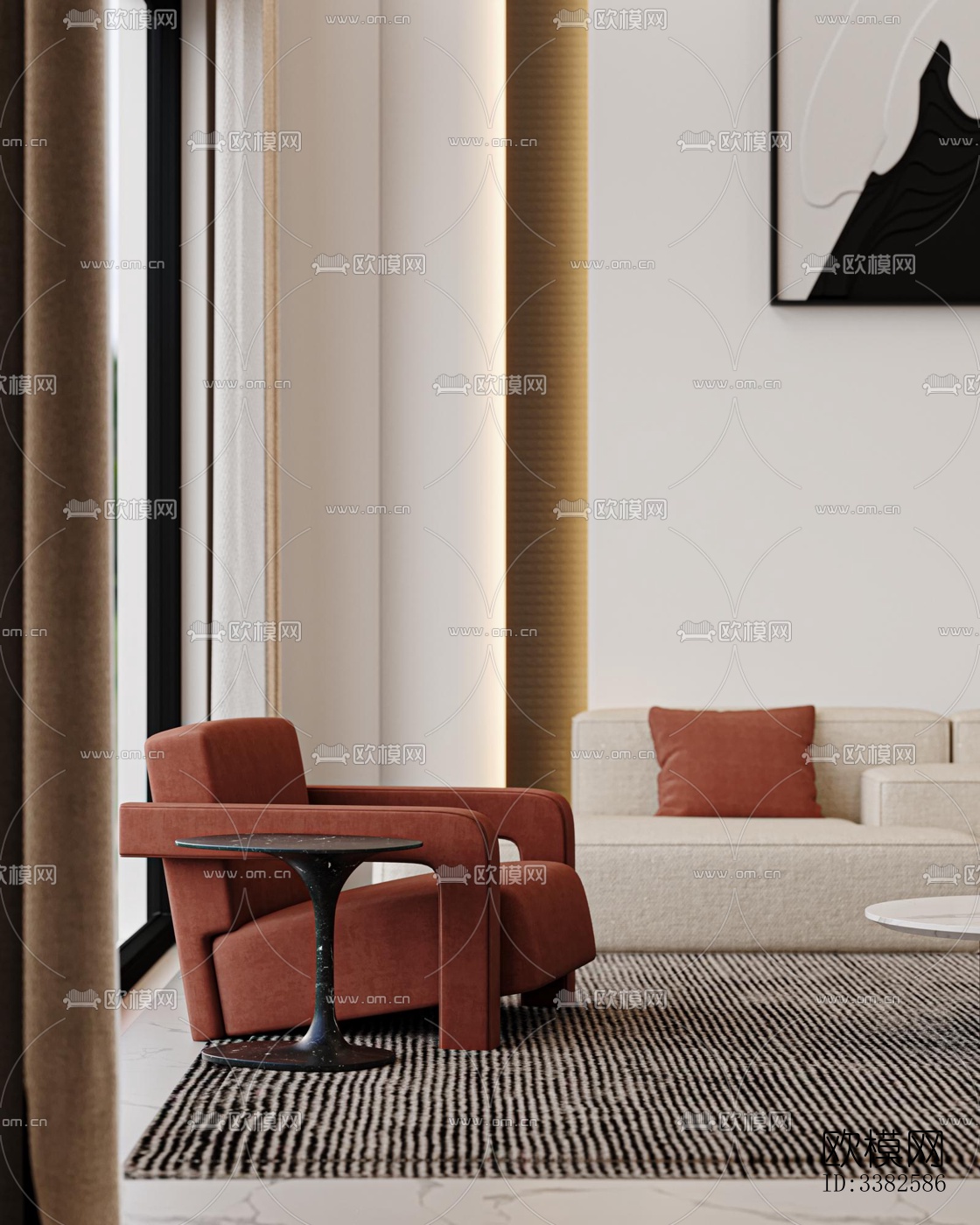 现代别墅效果图下载（渲染图8）