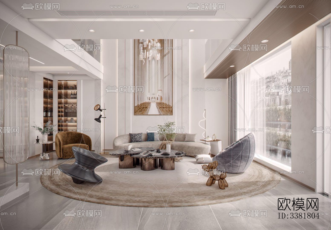 现代别墅效果图下载（渲染图4）