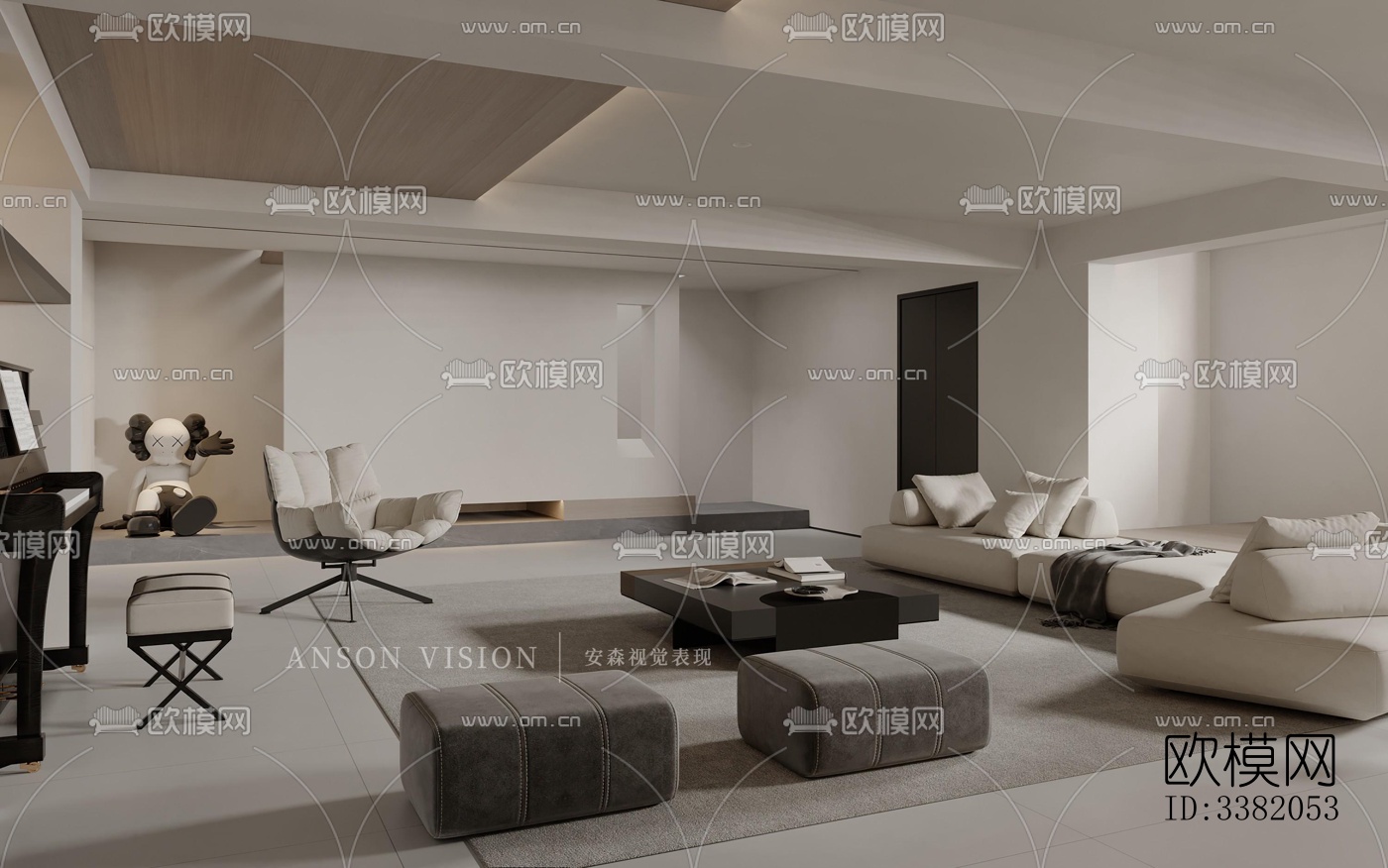 现代别墅效果图下载（渲染图13）