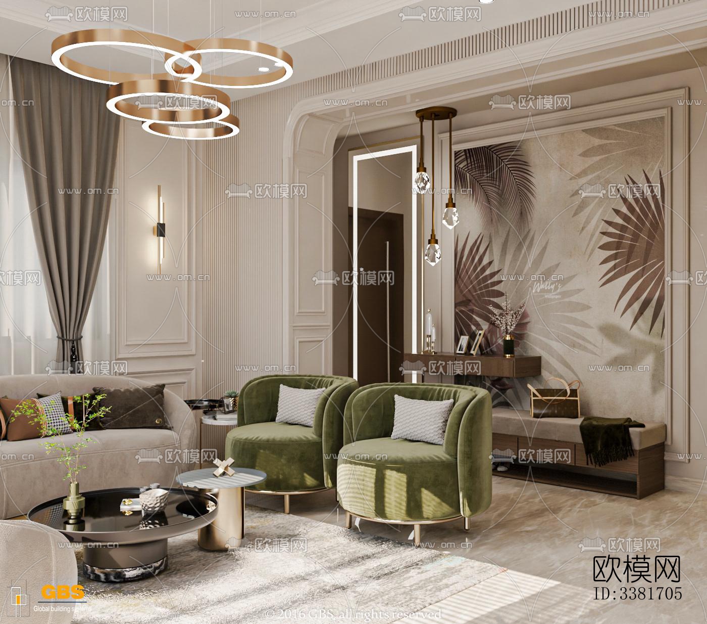 现代别墅效果图下载（渲染图4）