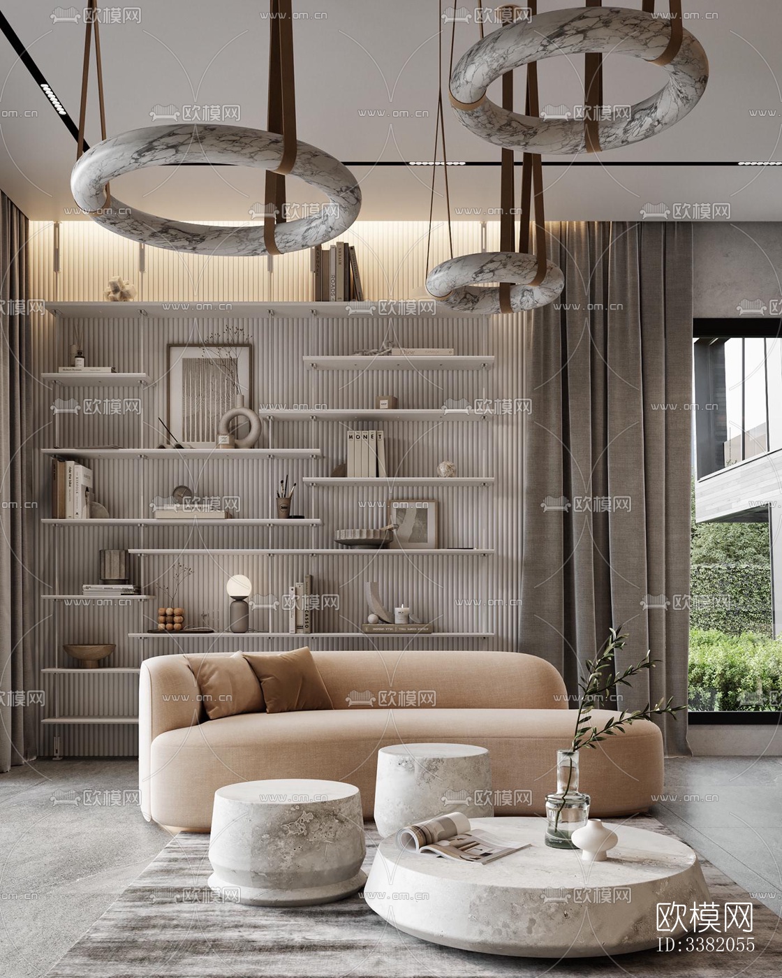 现代别墅效果图下载（渲染图14）