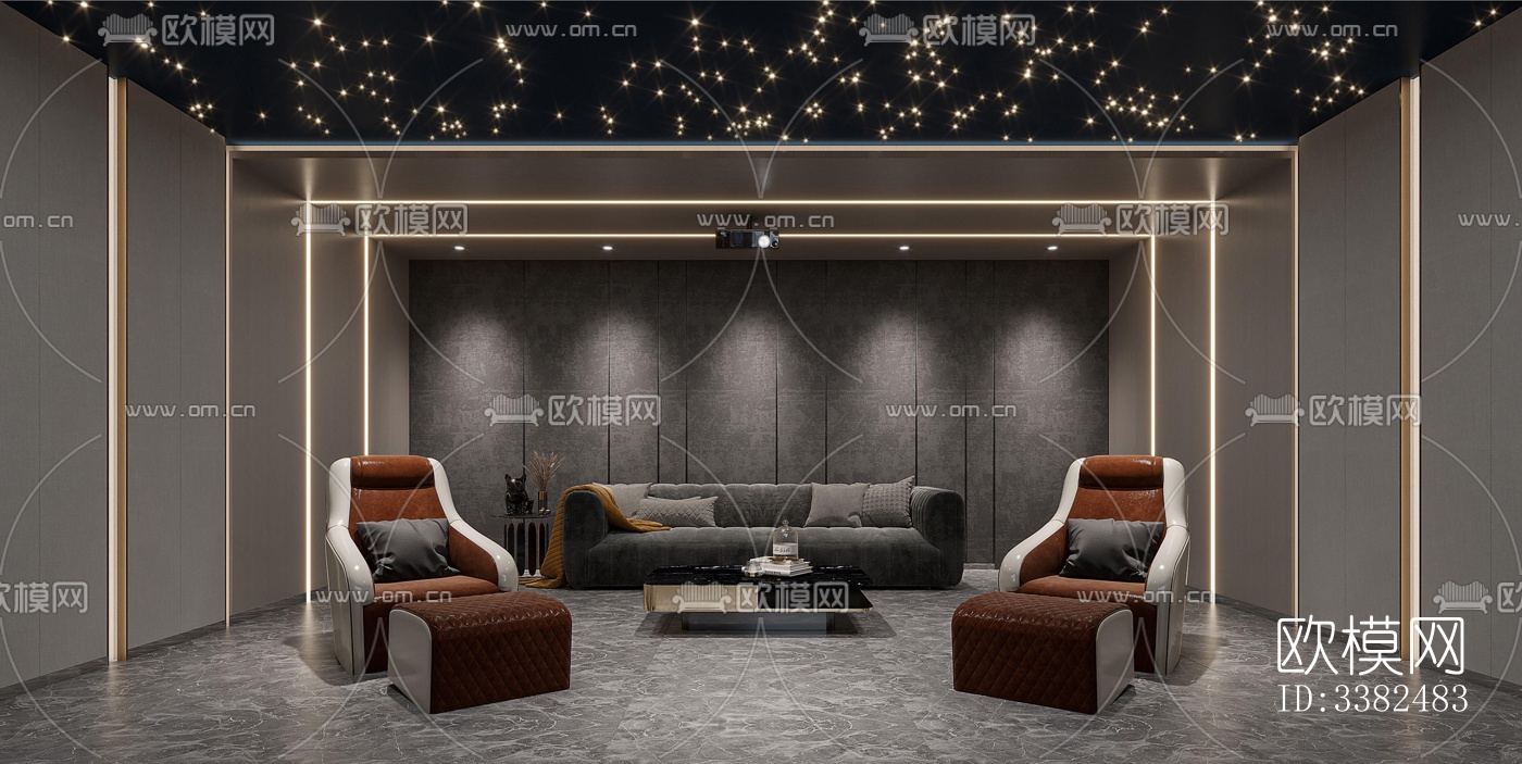 现代别墅效果图下载（渲染图7）