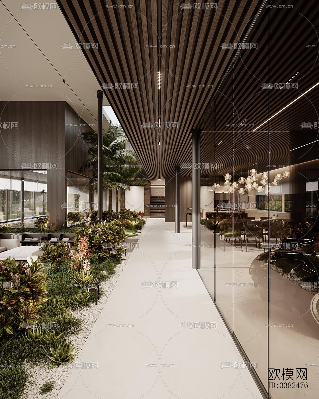 现代别墅效果图下载（渲染图16）