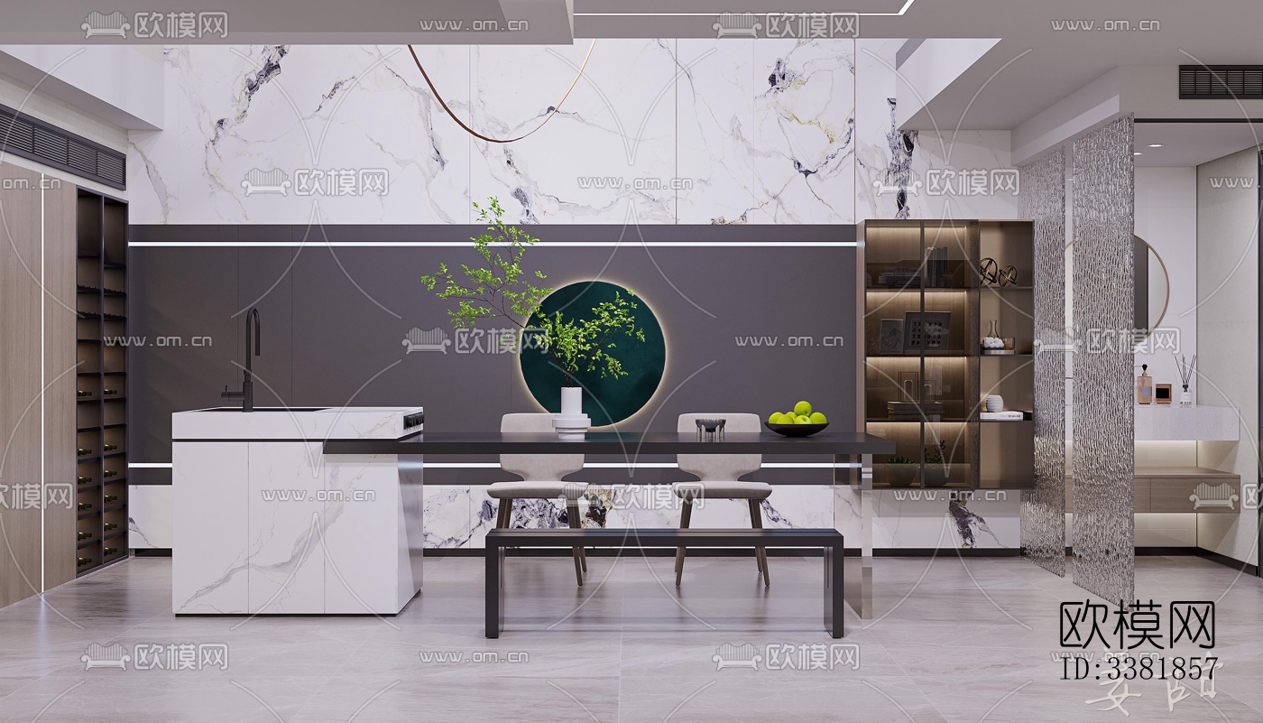 现代别墅效果图下载（渲染图8）