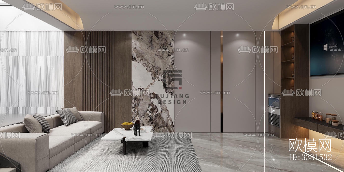 现代别墅效果图下载（渲染图2）