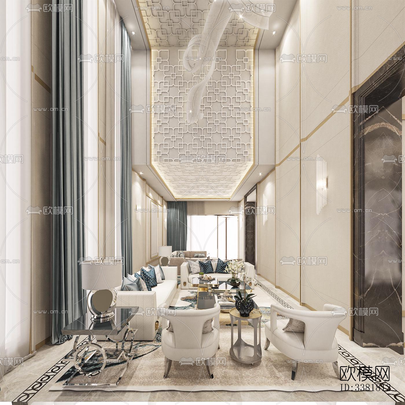 现代别墅效果图下载（渲染图8）