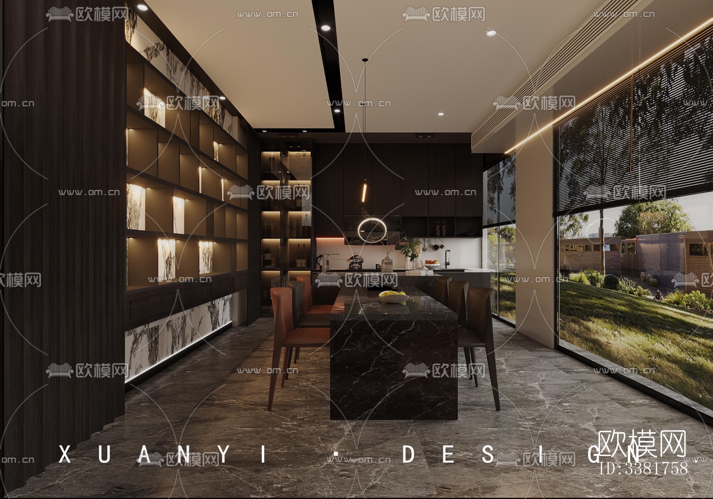 现代别墅效果图下载（渲染图3）