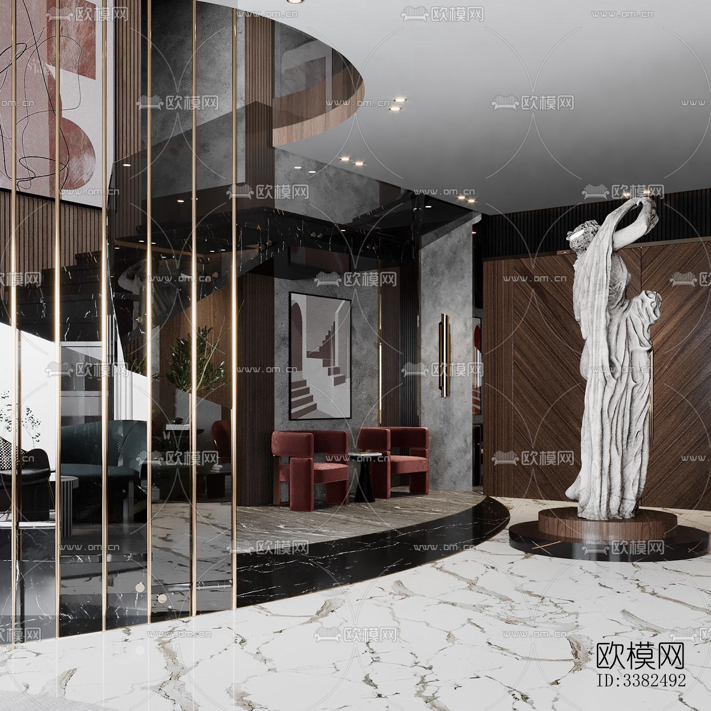 现代别墅效果图下载（渲染图3）