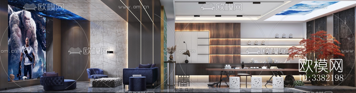 现代别墅效果图下载（渲染图5）