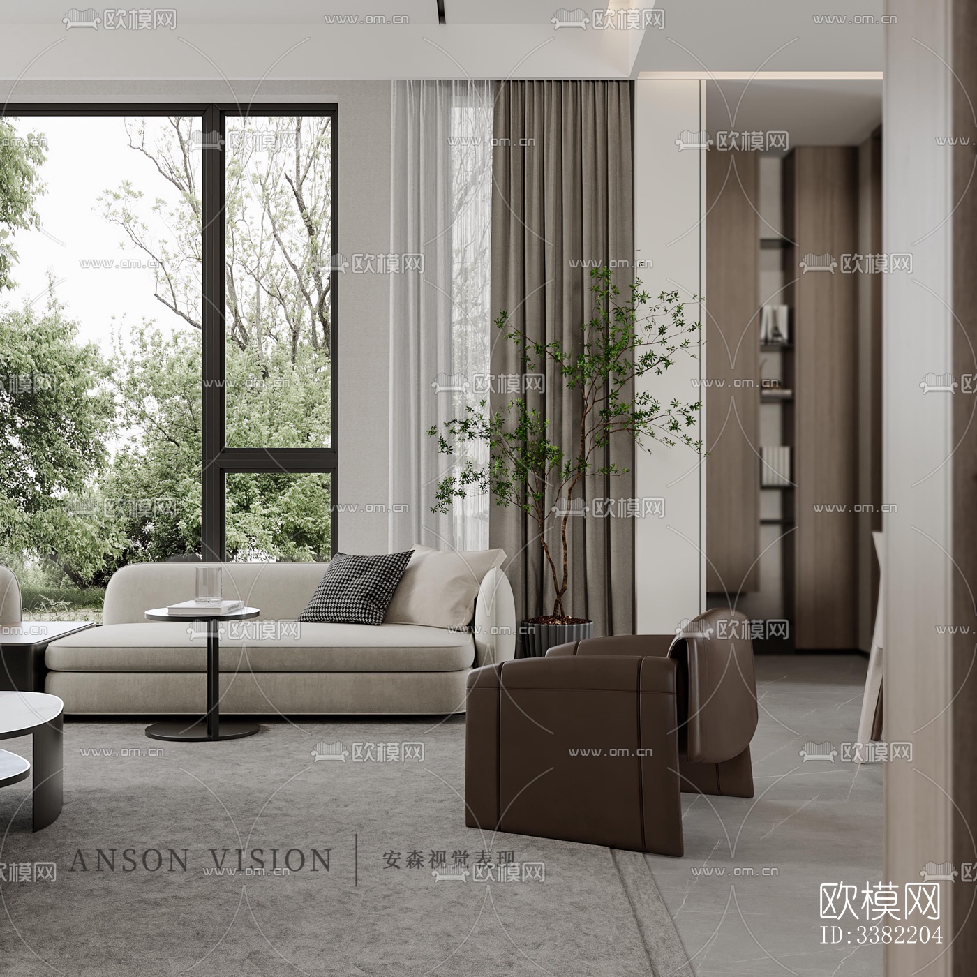 现代别墅效果图下载（渲染图12）