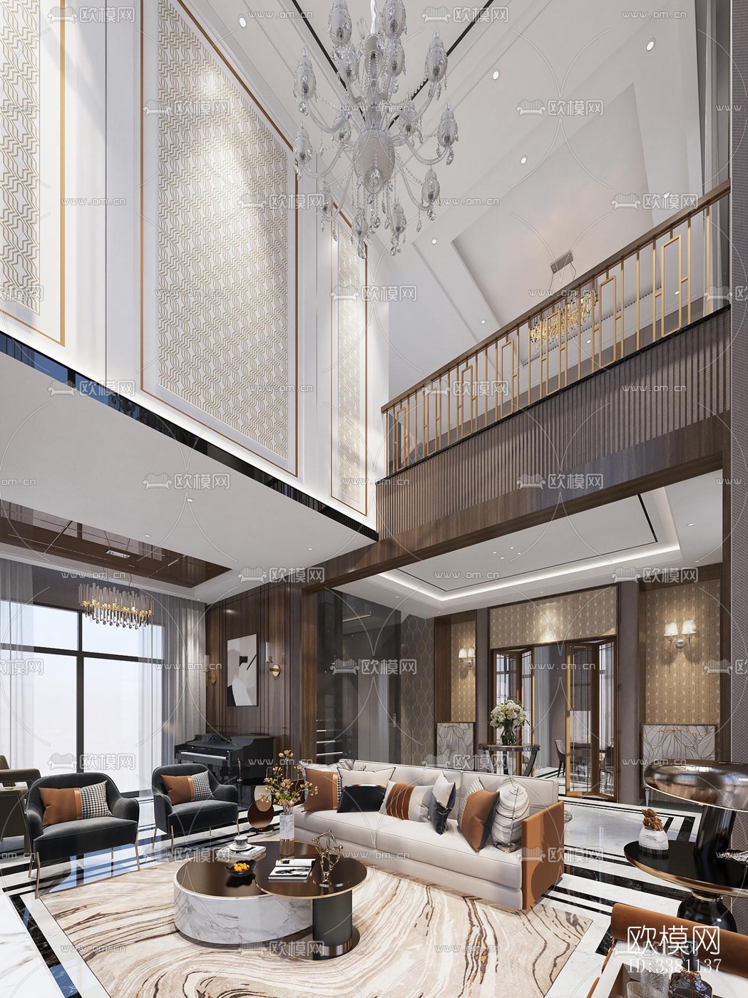 现代别墅效果图下载（渲染图7）