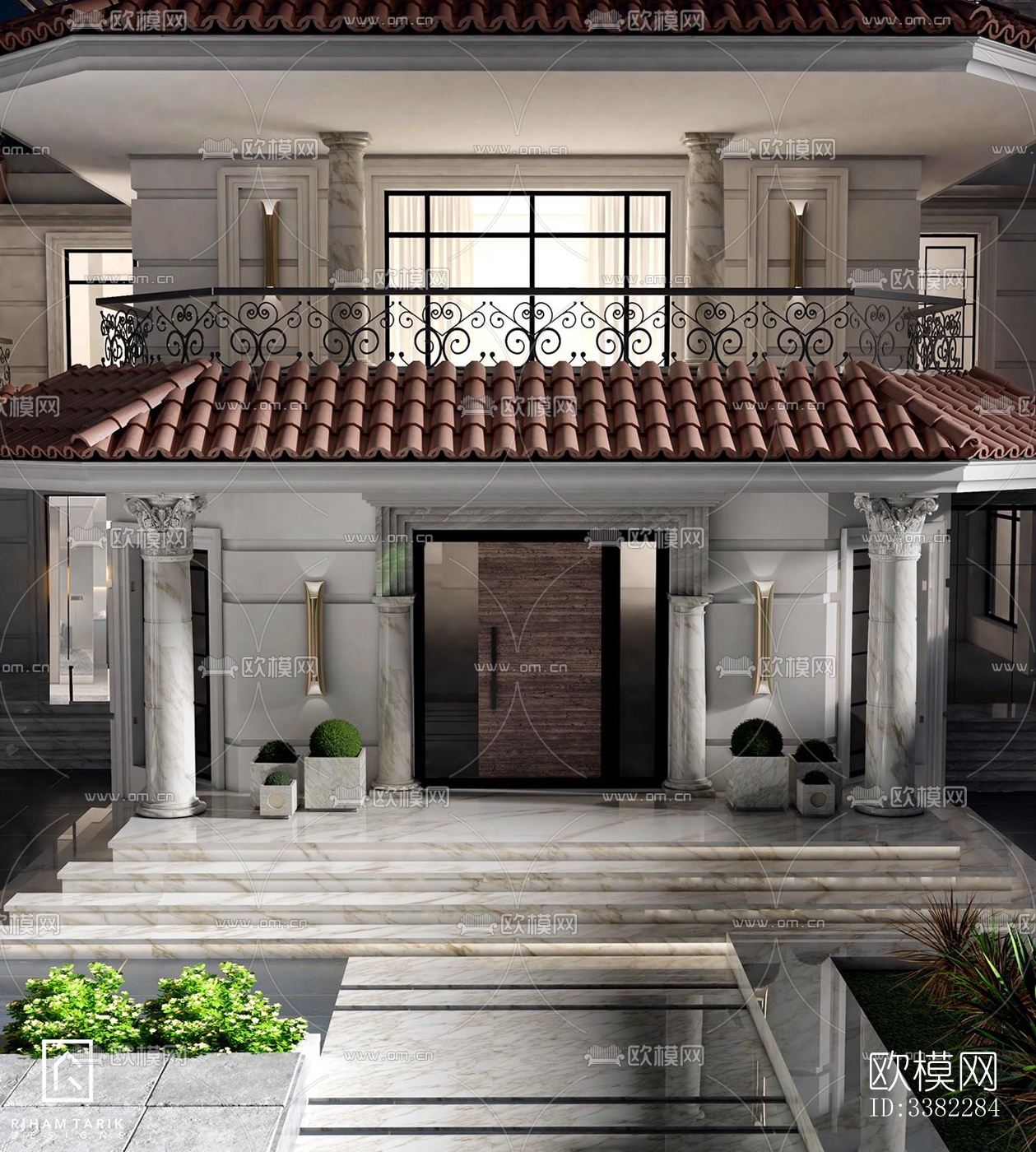 现代别墅效果图下载（渲染图9）