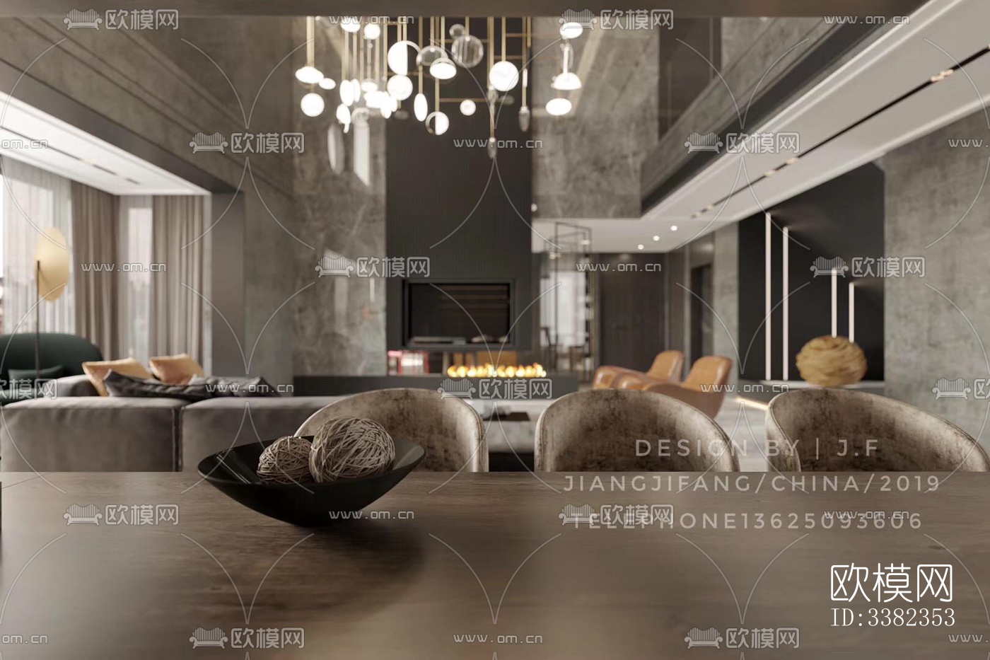 现代别墅效果图下载（渲染图12）