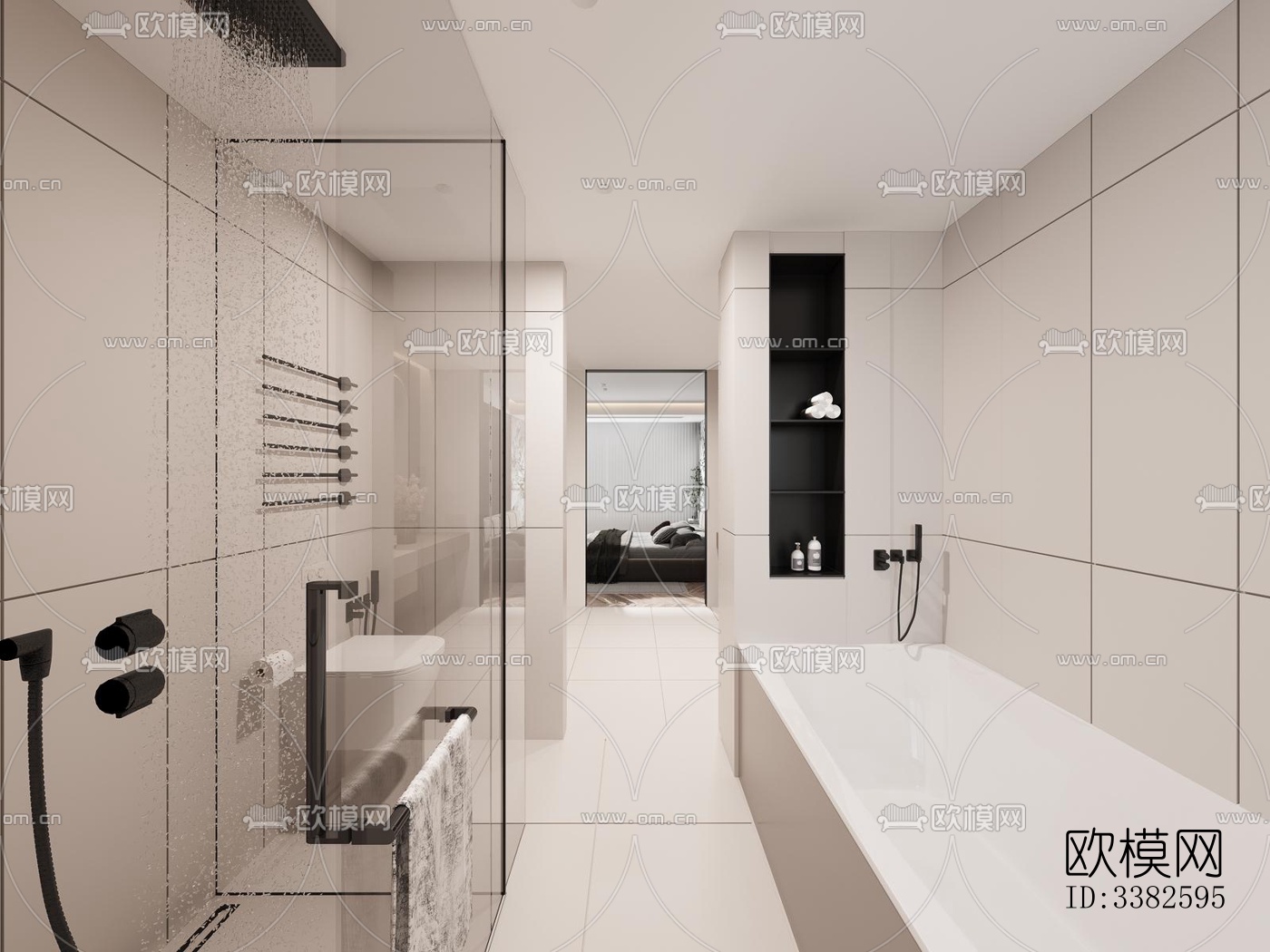 现代别墅效果图下载（渲染图1）