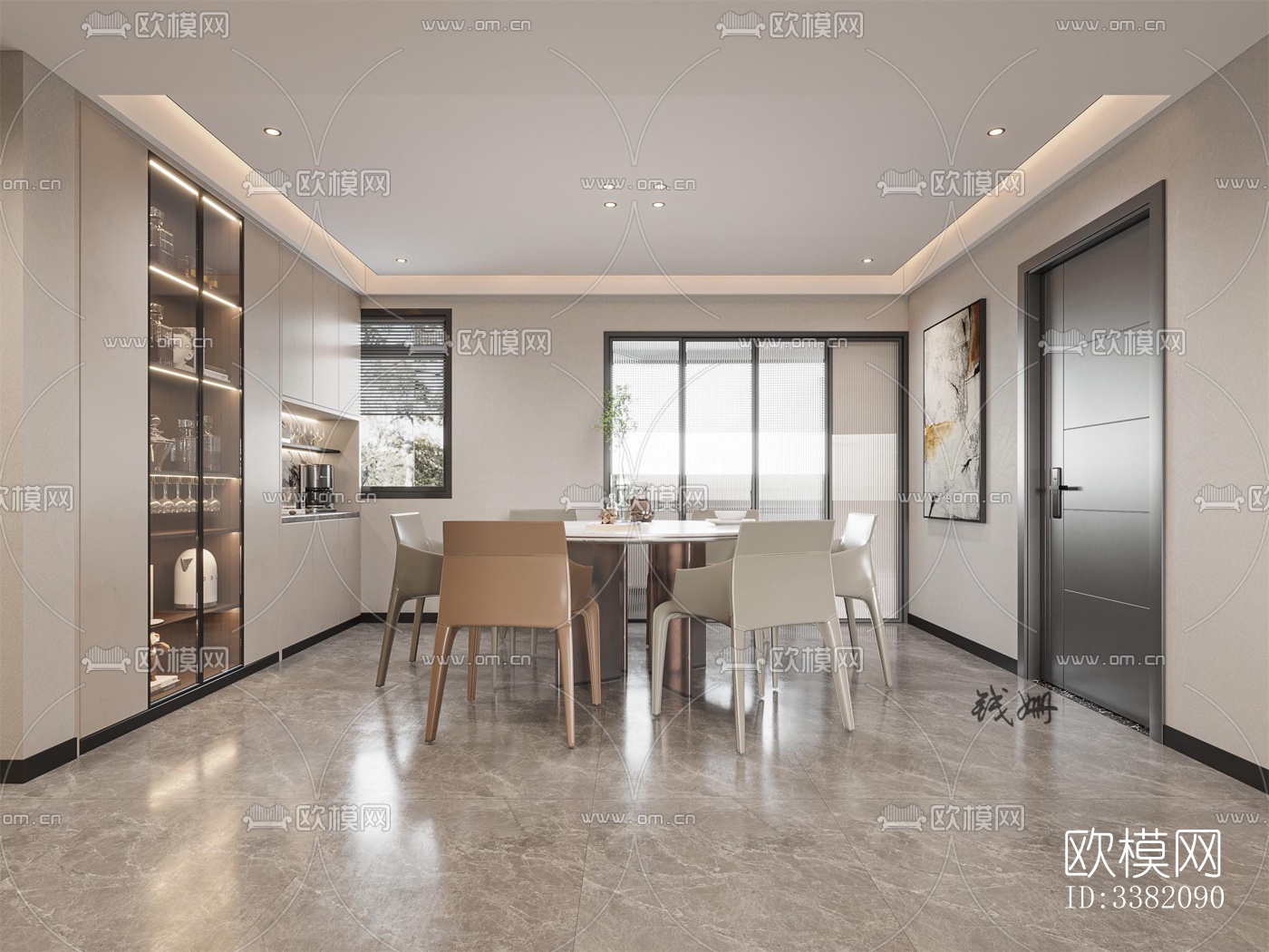 现代别墅效果图下载（渲染图3）