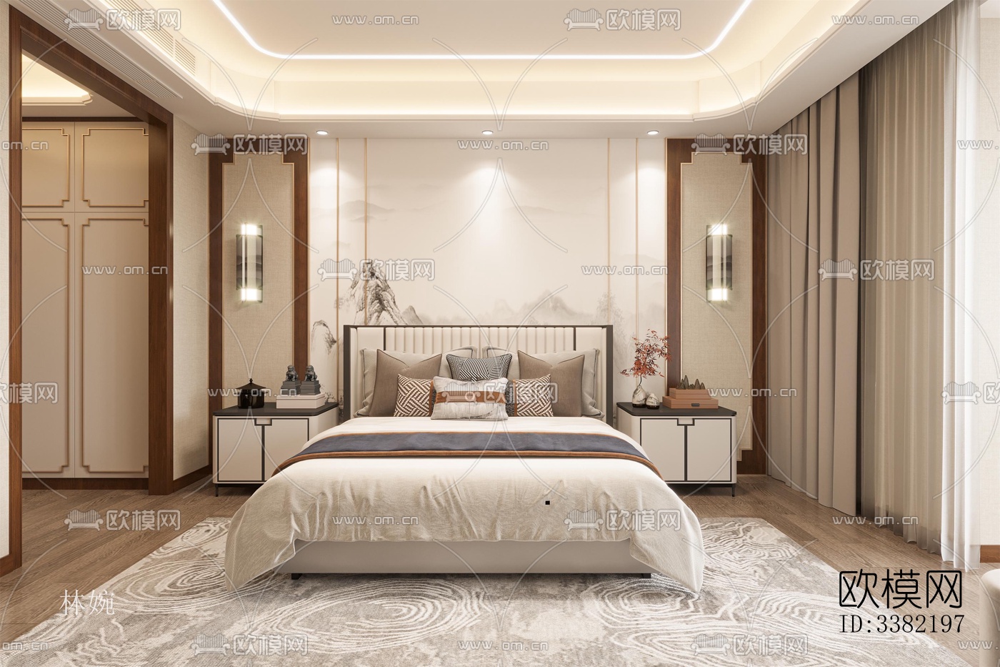 现代别墅效果图下载（渲染图10）