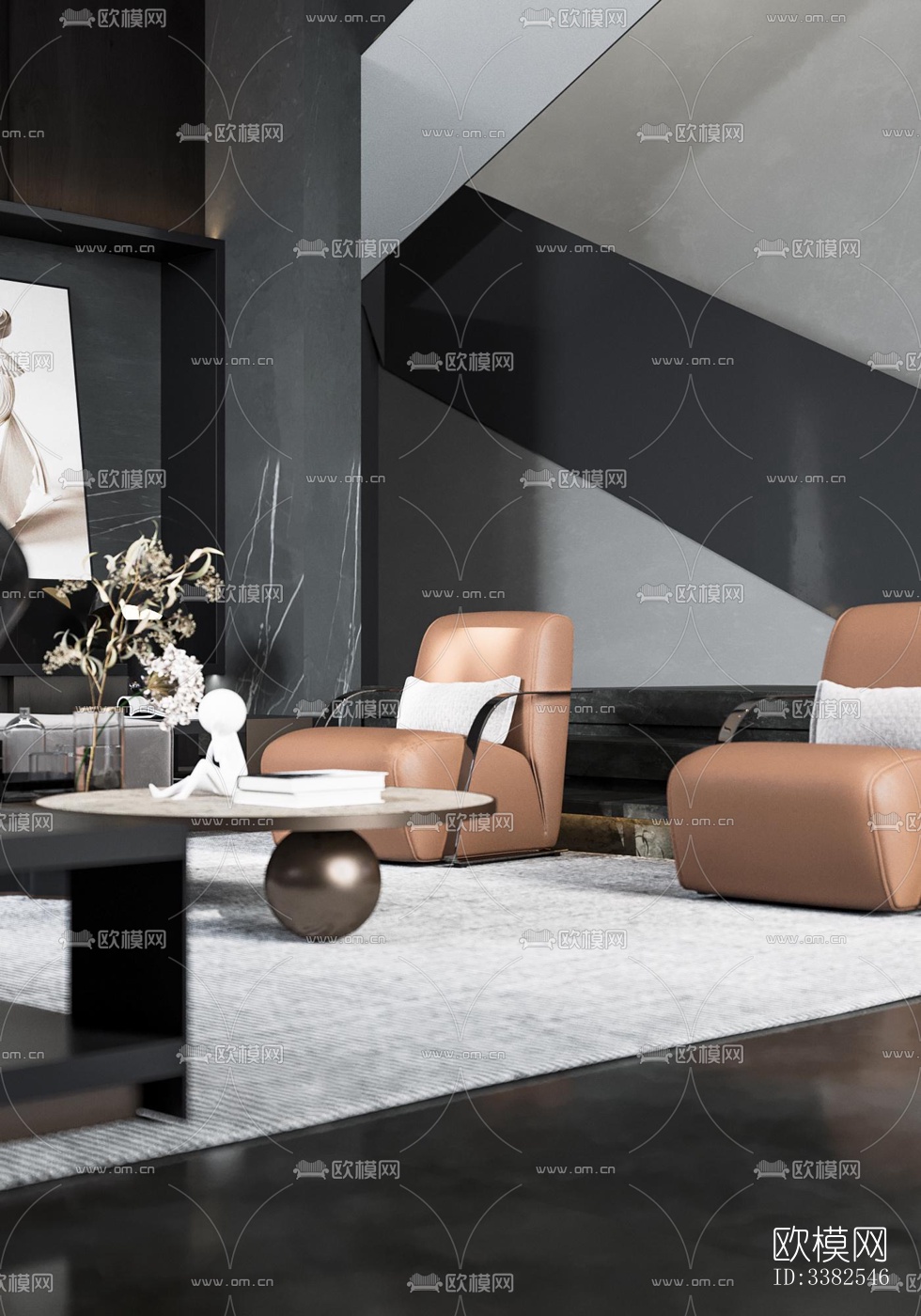 现代别墅效果图下载（渲染图2）