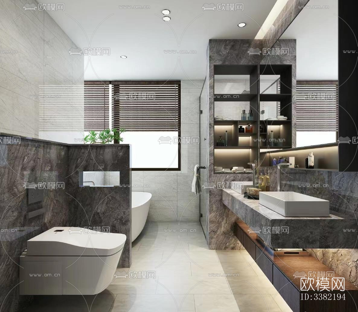 现代别墅效果图下载（渲染图1）