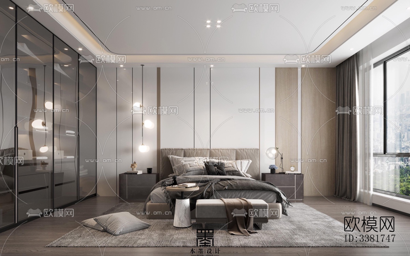 现代别墅效果图下载（渲染图8）