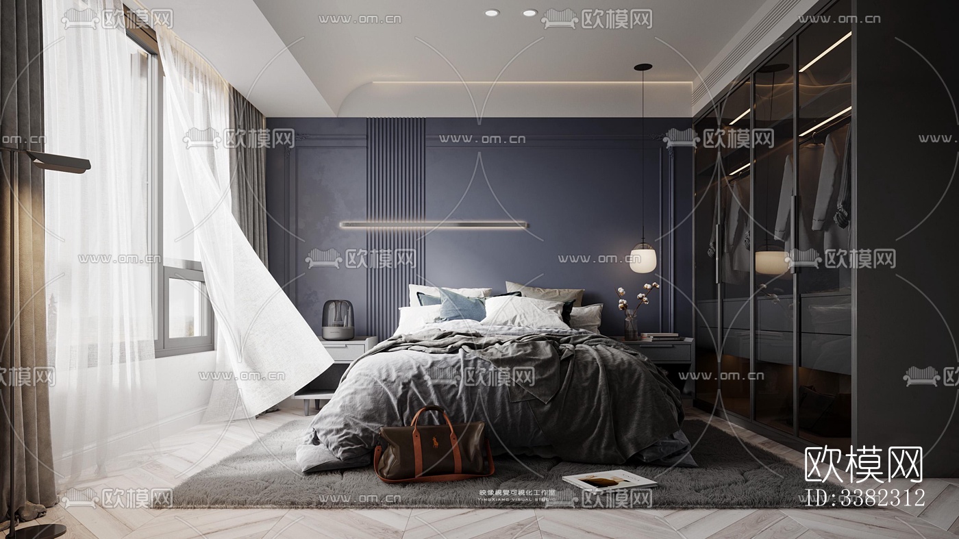 现代别墅效果图下载（渲染图7）