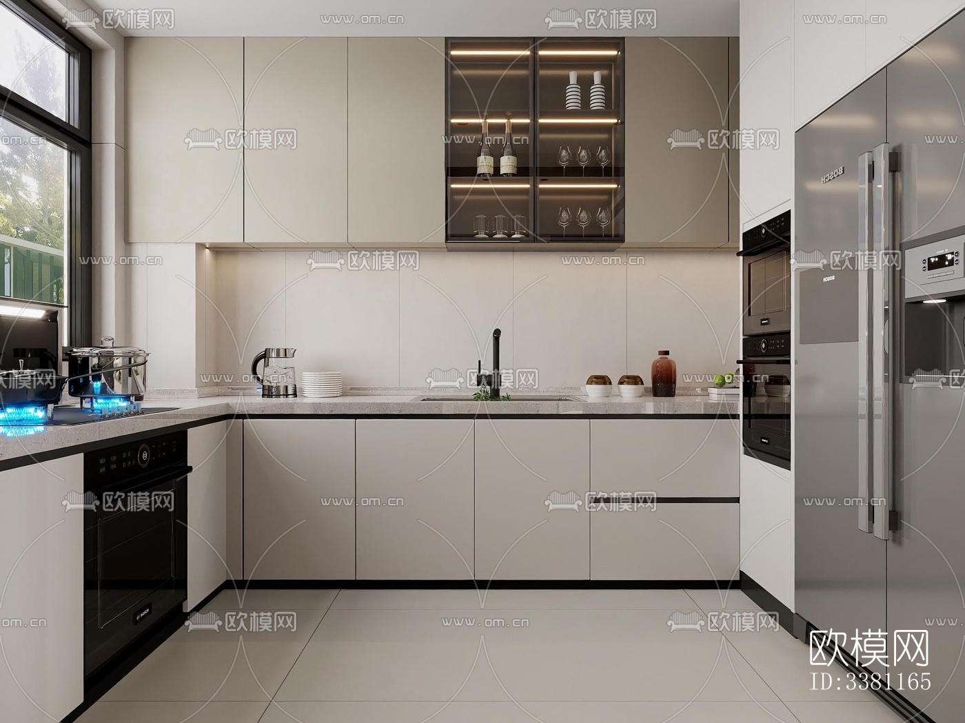 现代别墅效果图下载（渲染图3）