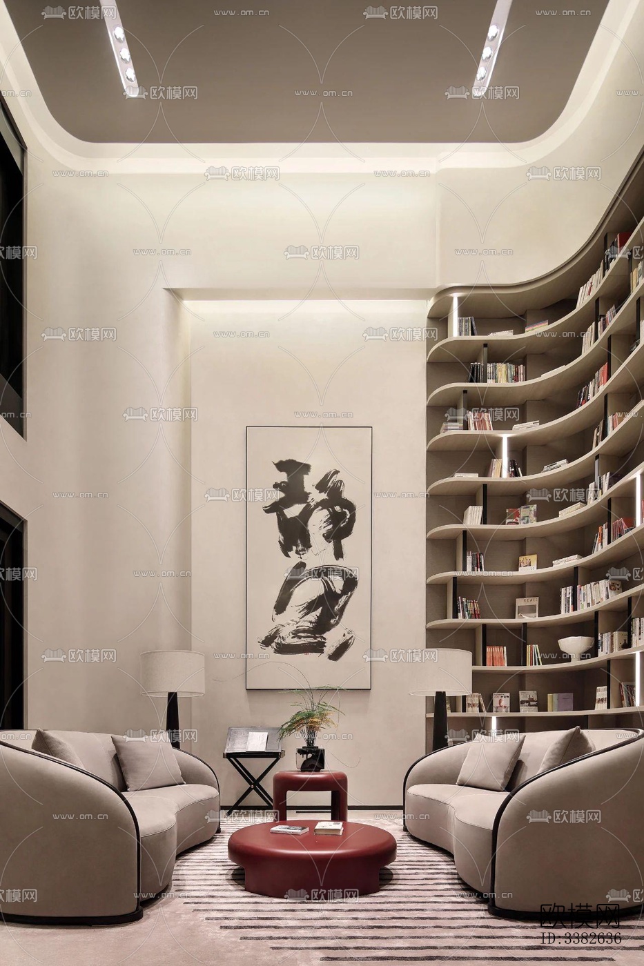 现代别墅效果图下载（渲染图7）