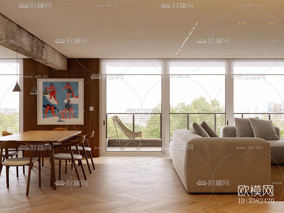 现代别墅效果图下载（渲染图12）