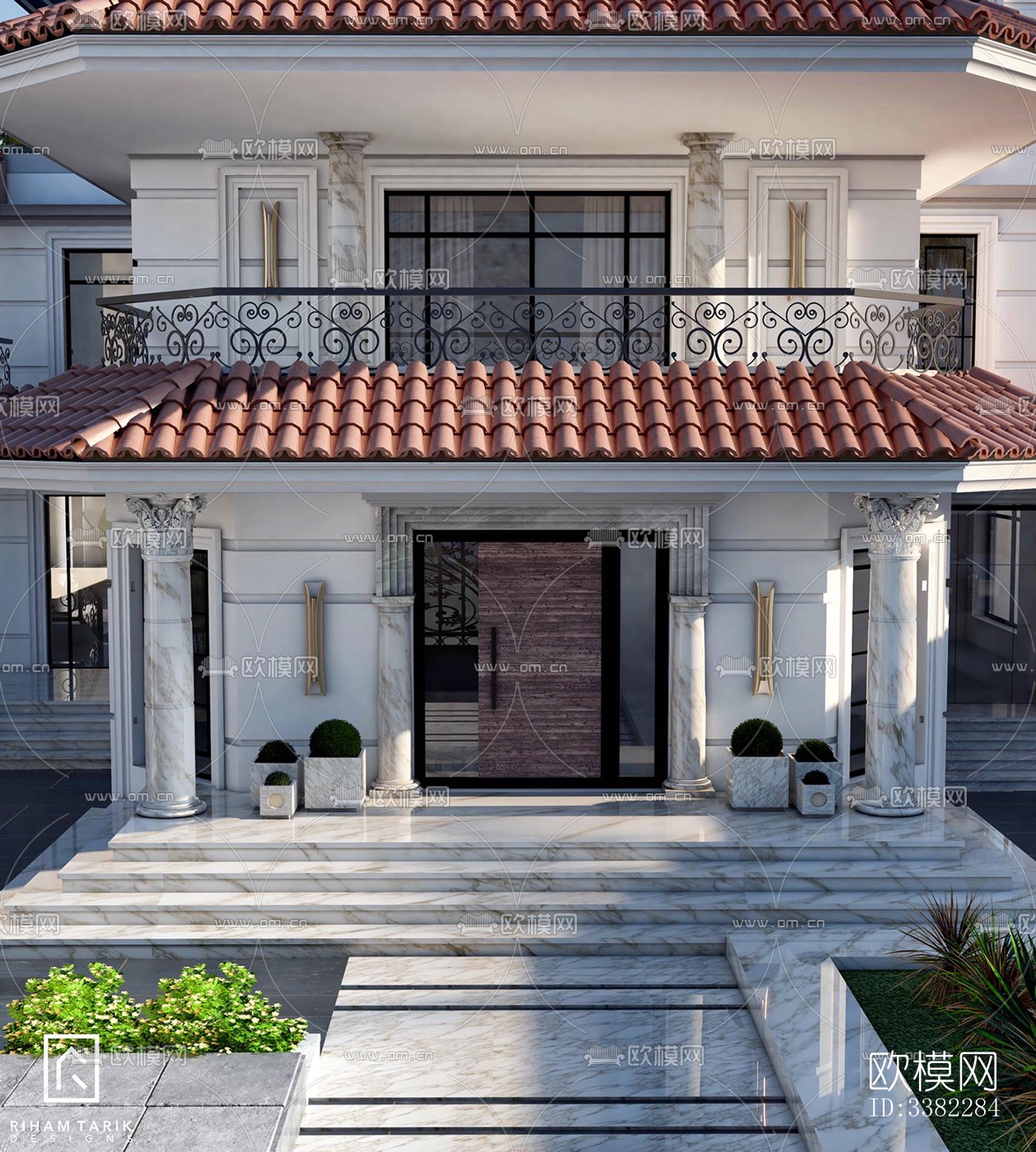 现代别墅效果图下载（渲染图6）