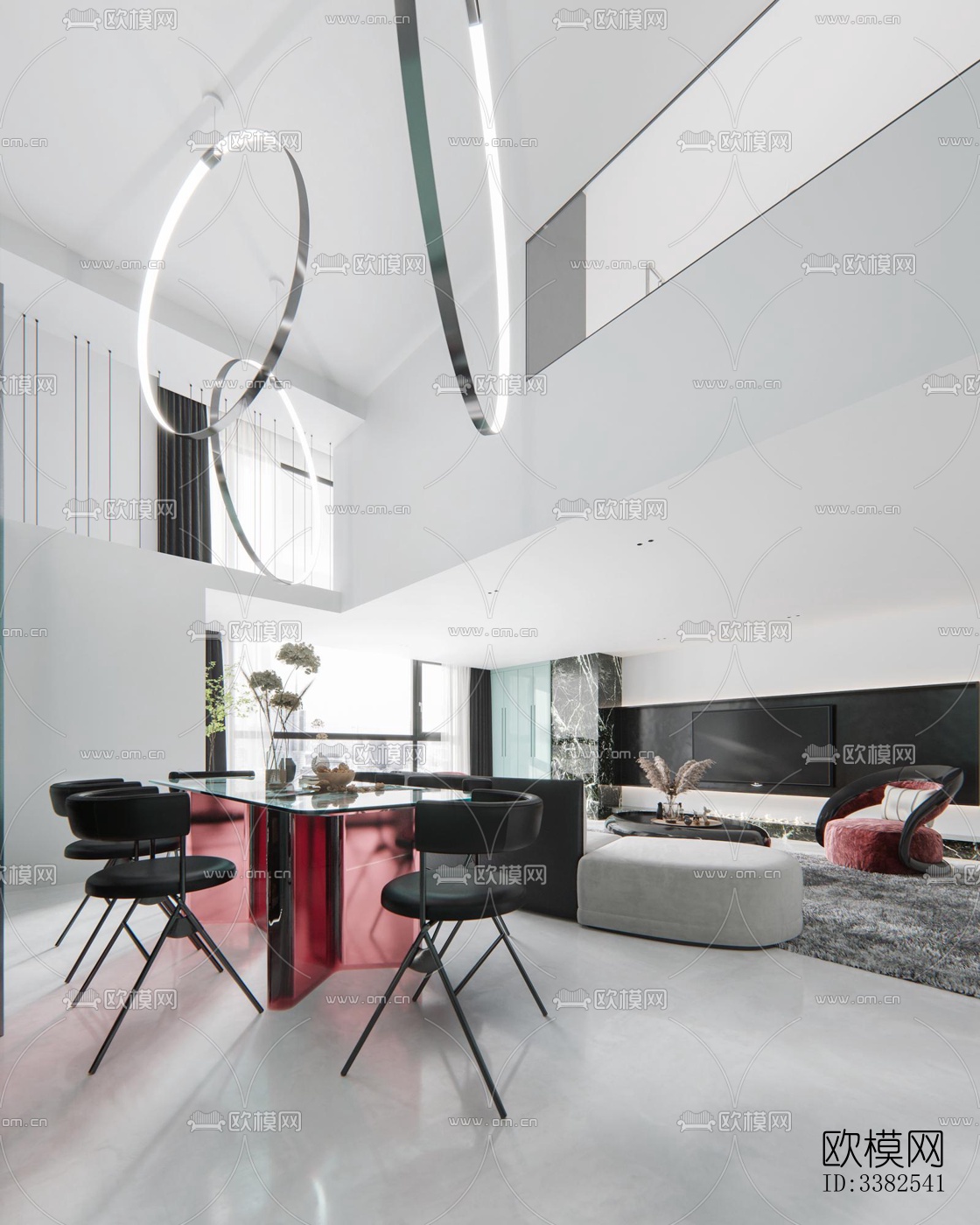 现代别墅效果图下载（渲染图13）