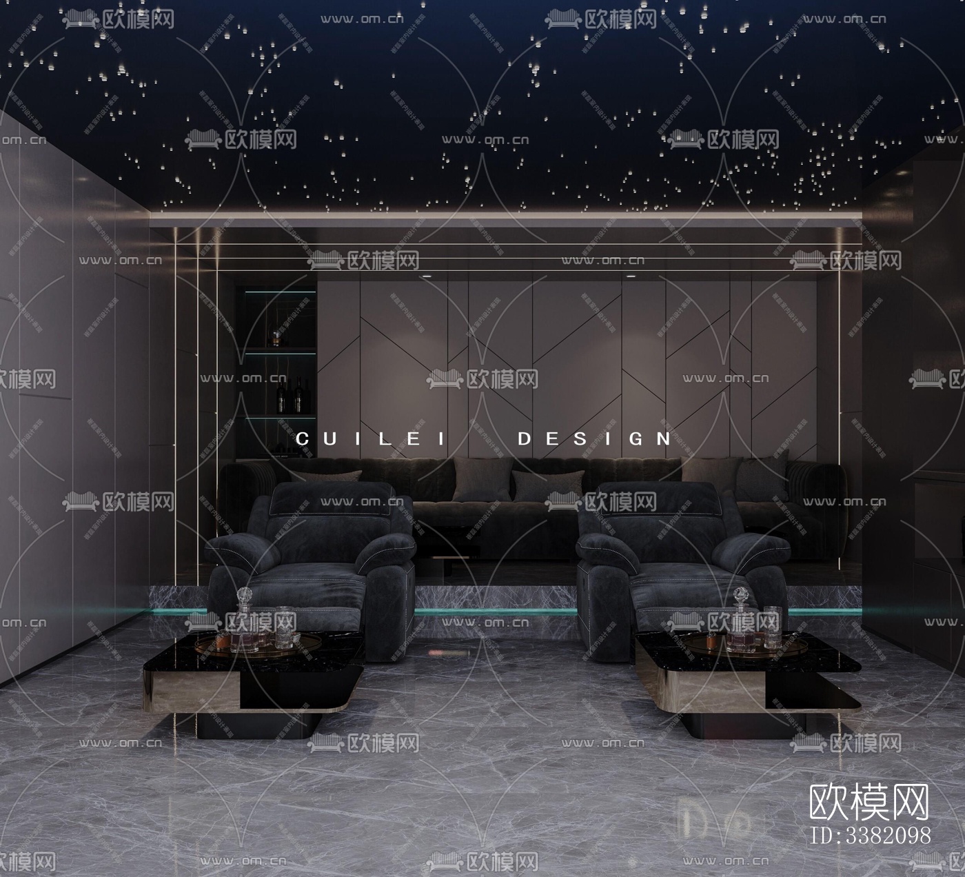 现代别墅效果图下载（渲染图3）